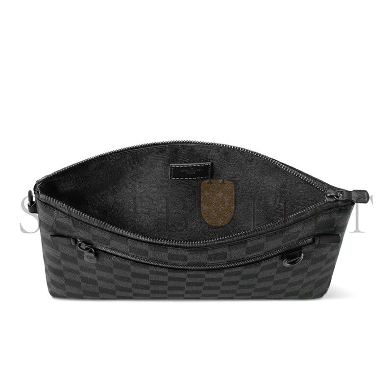 LOUIS VUITTON TAKEOFF POUCH DAMIER GRAPHITE N40504 (30*22*5cm)